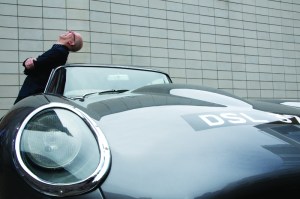 Alex Milton with Jaguar Portrait medium